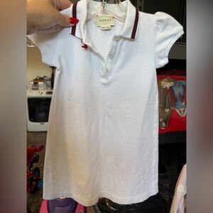 Gucci girls dress with stain